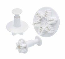 Set Of 3 Snowflake Patterned Sweetly Does It Icing Cutters