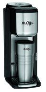 Mr. Coffee Grind n Brew Coffeemaker with Built-In Grinder and Travel Mug, SCGB200 N5