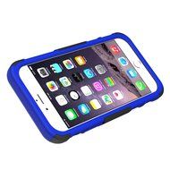 iPhone 6s Case, HLCT Rugged Shock Proof Dual-Layer Case with Built-In Kickstand for iPhone 6s / 6 4.7 Inch (Blue) N26