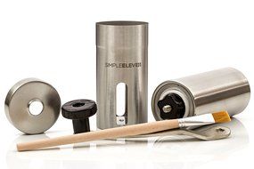Premium Manual Coffee Grinder | High Quality Adjustable Ceramic Burr | Professional Stainless Steel | Hand Crank... N7