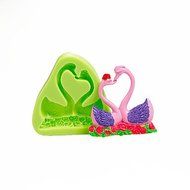 Y&amp;XL&amp;H Lovers Swan Silicone Mold for Chocolate Polymer Clay Candy Making Sugarcraft Tools Cake Decorations Mould N3