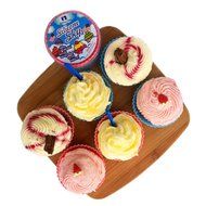 Silicone Baking Cup Molds - Pastel Baby Blue and Pink - By Siliconesky - !10 Recipe Ebook Included! Quality Silicone... N8