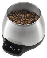 KitchenAid KCG0799SX Digital Scale Jar Burr Grinder Accessory, Brushed Stainless Steel N2