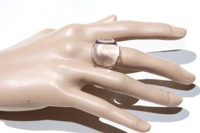 Clear handmade Silicone Mold for Ring size 6 ,7, 7.75 . (78) N5