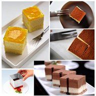 JVR&reg; KC10 Aluminum Alloy Alphabet Numbers Letters Cake Pan Jello Mold Baking Pan with 12pcs Squares to Make DIY... N5