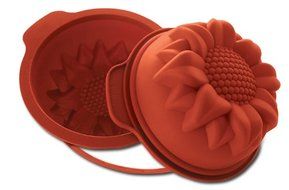 Silikomart Professional Flexible Bakeware: Sunflower 44 Oz, 7.08" Diameter x 3.34" High