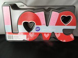 Wilton LOVE L O V E Cake Pan non-stick