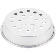 American Metalcraft A9006SP 5 1/2" x 1 1/8" Super Perforated Standard Weight Aluminum Tapered / Nesting Pizza... N2