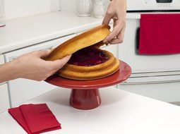 Mrs. Fields Bakeware 128 Fill N Flip Locking Layer Cake Set N7