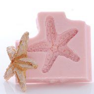 Star Fish Silicone Mold Food Safe Fondant, Chocolate, Candy, Resin, Polymer Clay, Epoxy. Finished star fish measures... N7