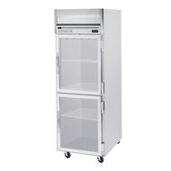 Beverage-Air HFPS1-1HG Horizon Series One Section Glass Half Door Reach-In Freezer 24 cu.ft. Capacity Stainless...