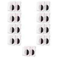 Acoustic Audio MT8 In Wall 8" Speaker 9 Pair Pack 2 Way Home Theater 5400 Watt MT8-9PR