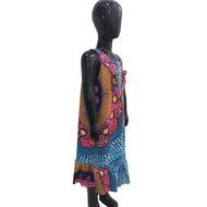 Kids Dress,Morecome Girls Kids Short Sleeve Clothes Africa Print Tops Dress N7