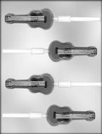 CK Products 3-1/4-Inch Guitar Sucker Chocolate Mold