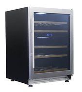 Avanti WCF43S3SD 23.5 Wine Cooler with 43 Bottle Capacity, in Black on Stainless