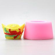 Y&amp;XL&amp;H Shoe-shaped Gold Ingot Chocolate Silicone Molds,Cake Molds,Soap Molds,Decoration Tools Bakeware N5