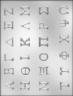 CK Products 7/8-Inch Greek Alphabet Chocolate Mold