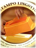 Rectangular Pudding Panna Cotta Dessert Mold Tray Italy Made with Lid N2