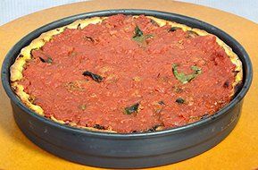 LloydPans Kitchenware USA Made Hard-Anodized 12 Inch Perforated Deep Dish Pizza Pan N5