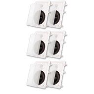 Acoustic Audio MT6 In Wall 6.5" Speaker 3 Pair Pack 2 Way Home Theater 1500 Watt MT6-3PR