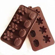 8 Cavity Mini Flower Cake Pudding Jelly Chocolate Mold Handmade DIY Soap Candle Ice Mould 6 Petal Flower Tulip