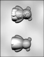 CK Products 3-1/4-Inch 3-D Panda with Heart Chocolate Mold
