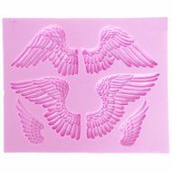Funshowcase Assorted Size Angel's Wings Candy Silicone Mold for Sugarcraft, Cake Decoration, Cupcake Topper, Chocolate... N3