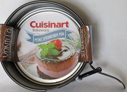 Cuisinart 1 Piece 4" Springform Pan, Mini, Steel Gray N5
