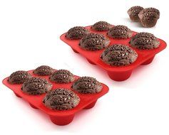 Chinashow Muffin Pans Baking Pans Cupcake Maker 6 Cup Large Set of 2