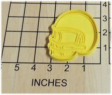 Football Helmet Shaped Cookie Cutter and Stamp #1186 N2