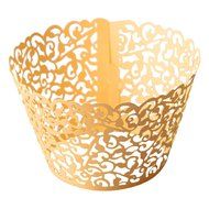 Kakaxi(TM) Filigree Vine Cupcake Wrappers Wraps Wedding and Birthday Decor (4 colors and pack of 120) N2