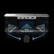 YIGER Portable Wireless Bluetooth Speaker with LED Display, Alarm Clock, Hands-free Answer Calls, USB Charging... N5