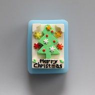 Sher Merry Christmas Chocolate Silicone Molds,Cake Molds,Soap Molds,Decoration Tools Bakeware N5