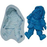 O. K Silicone Molds Silicone santa claus cake decorating fondant gumpaste supply M4766