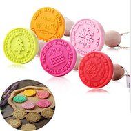 Y&amp;XL&amp;H Fondant Cake Mold Biscuit Cookie Stamps Cutters Sugarcraft Tool Cake Decorating(Random Color) N2