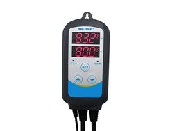 Inkbird Programmable Outlet Thermostat 1200W 100~240V AC Pre-wired Digital Dual Stage Temperature and Time Controller N3