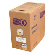 Grandmax CAT6 550MHz Shielded Solid Bulk Cable, 1000ft, STP Pull Box, CMR Rated, 100% Pure Copper, Multiple Colors... N73