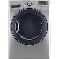 LG DLEX3570V 7.4 Cu. Ft. Ultra Capacity Front Load Steam Electric Dryer in Graphite Steel