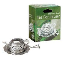 HIC Loose Leaf Tea Infuser with Caddy, House, 18/8 Stainless Steel, 1.5-Inch by 1.25-Inch N6