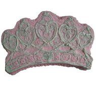 CK Products 49-5201 Plastic Princess Crown Cake Pan, White N2