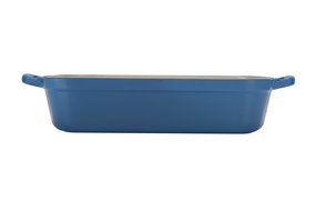 Le Creuset Signature Cast Iron Rectangular Roaster, 5.25-Quart, Palm N3