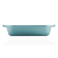 Le Creuset Signature Cast Iron Rectangular Roaster, 5.25-Quart, Palm N4