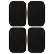 Theater Solutions 2 Pairs of New Indoor or Outdoor Weatherproof HD Mountable Black Speakers 2TS525ODB