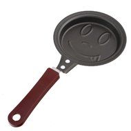 Voberry&reg; Smile Omelette Pan Non-stick Mini Egg Frying Pan Warm Breakfast Mold Pancake Pan N2