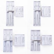 Surepromise 3D 4 styles Woman / Man / Boy / Girl all family Human Body Doll figure Shape Cake Toppers Icing decorating... N2