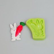 Y&amp;XL&amp;H Easter Bunny Carrot Silicone Mould Fondant Cake Decorating Tools for Chocolate Cupcake Candy Making Clay... N3
