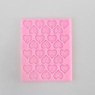 Sher Love Letters Shaped Fondant Cake Chocolate Silicone Mold, Decoration Tools Bakeware N4