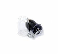 The Abundant Kitchen Slim Coffee Grinder with Burr Spice Mill and Glass Bottom N3