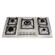 METAWELL 34" Stainless Steel 5 Burner Built-in Stoves NG Gas Hob Cooktops Cooker N6