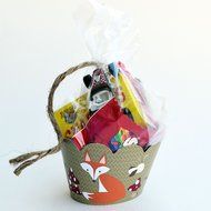Woodland Animal Cupcake Wrappers, Red and White Polka Dot, Camping Theme, Confetti Couture Party Supplies, 36 N2